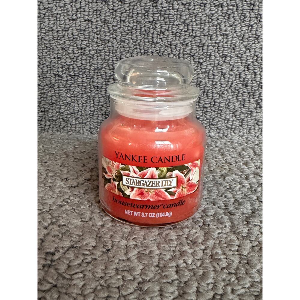 Yankee Candle Stargazer Lily 3.7 oz NEW candle